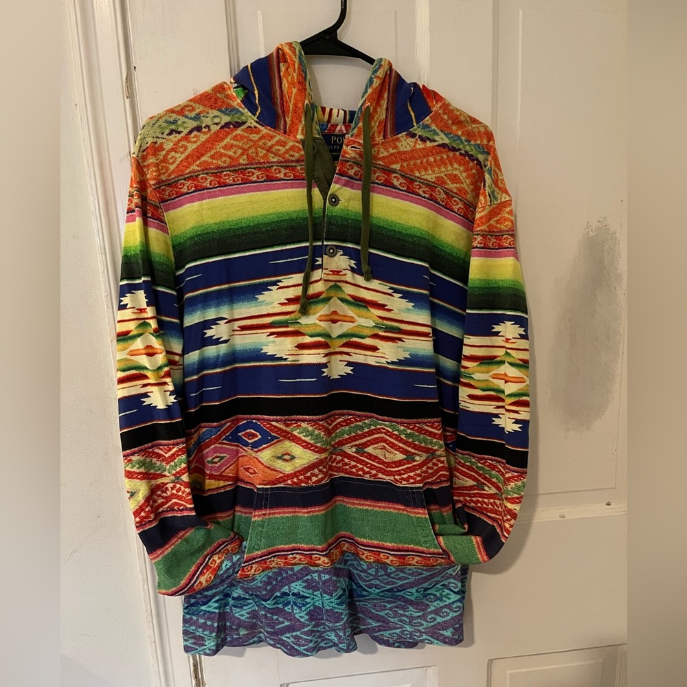 Polo Ralph Lauren Men’s Southwestern Aztec Multicolor Hoodie